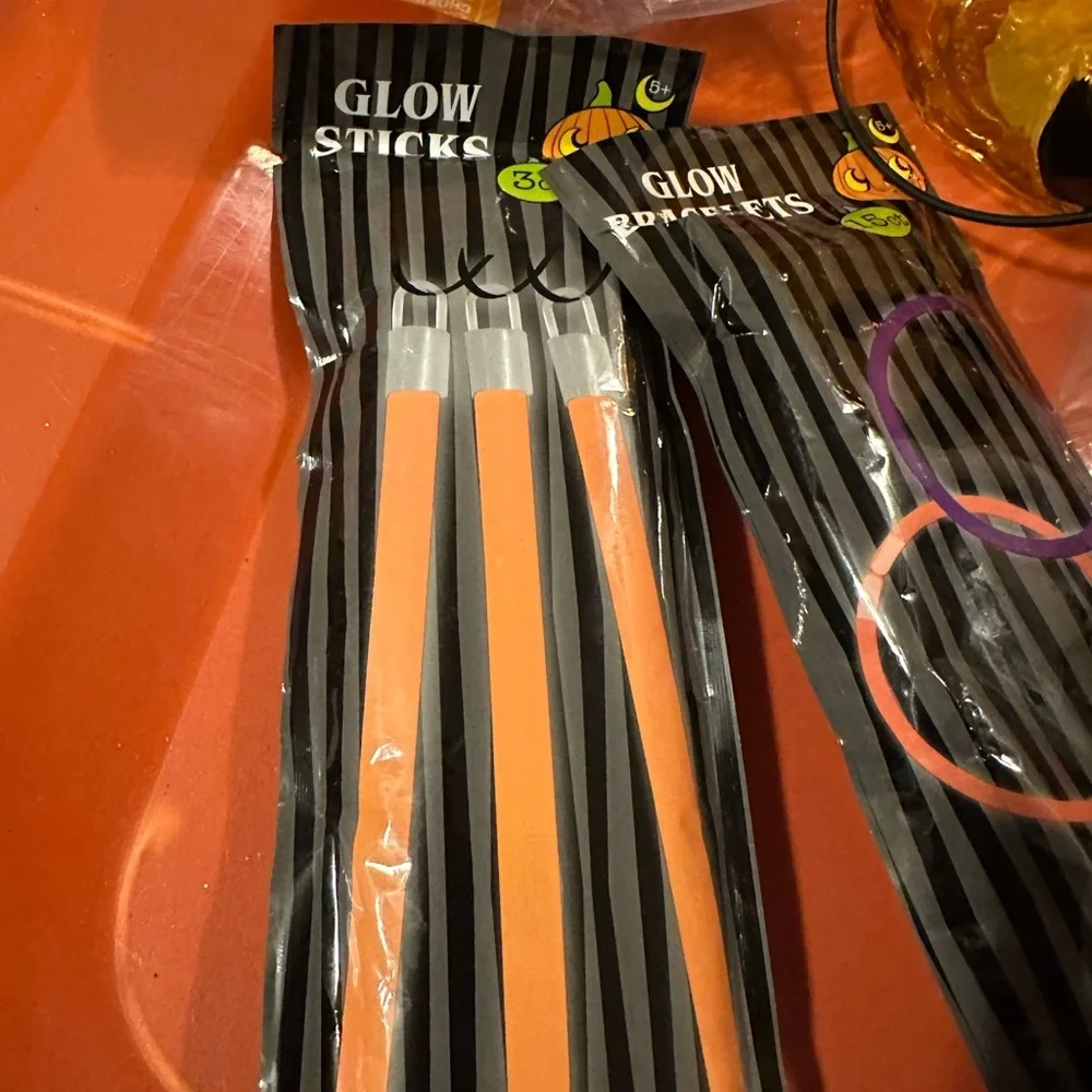 Halloween Party Supplies Set - Orange and Black